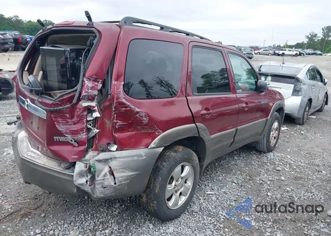 2004 Mazda Tribute Lx V6 z USA, uszkodzony, nr VIN 4F2CZ04104KM17442